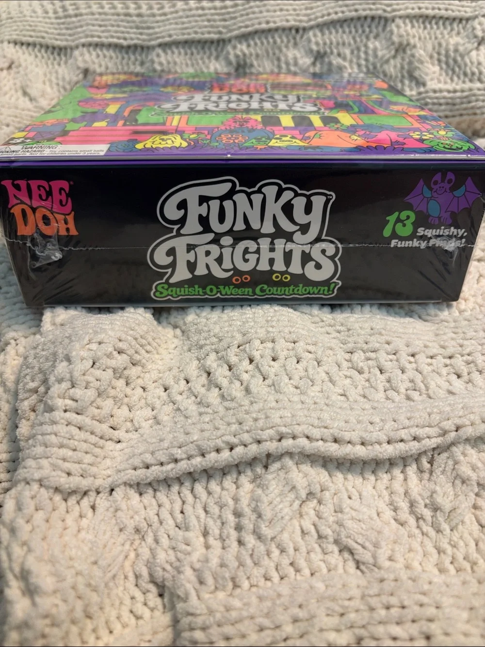 NeeDoh Funky Frights Squishy Toy Set - Neon Multi-Color